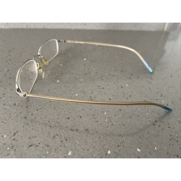 TOMMY HILFIGER TH 3029 SI Blue Silver 47-17-140 Eyeglasses Frames ONLY half rim main image 9